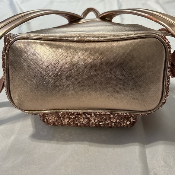 ROSE GOLD DISNEY LOUNGEFLY SEQUIN MINI BACKPACK - Picture 7 of 7